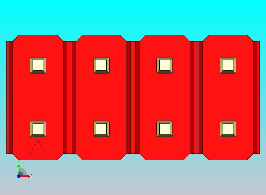 DS1021排针 红色 2x04p 100mil 类型19 版本1.0.zip