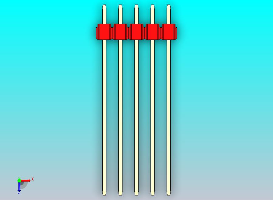 DS1021排针 红色 2x05p 100mil 类型43 版本1.0.zip