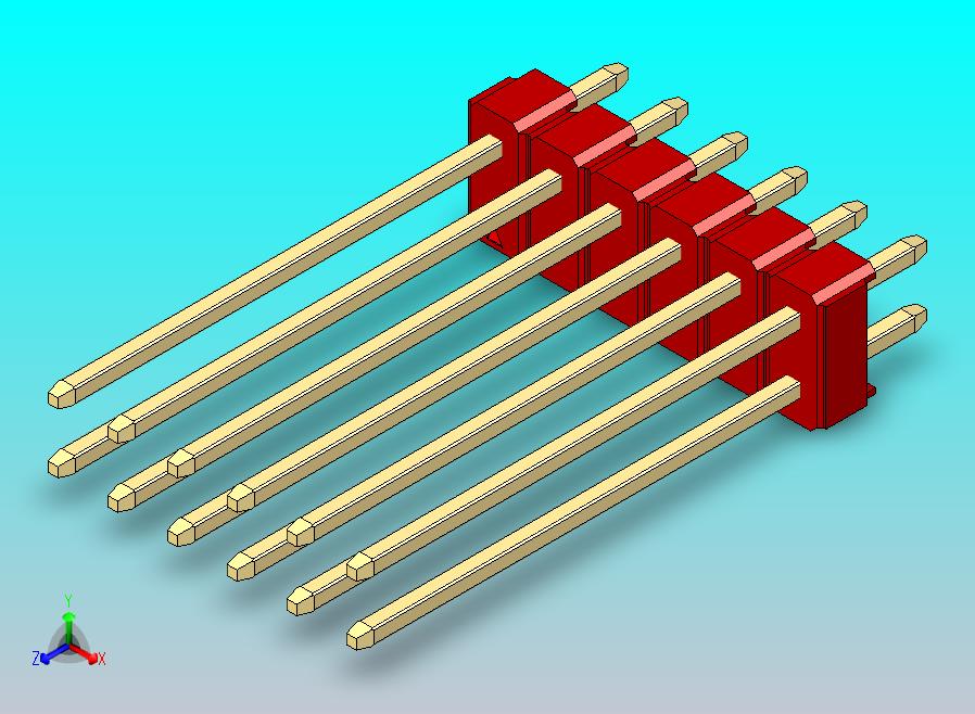 DS1021排针 红色 2x06p 100mil 型号19 版本1.0.zip