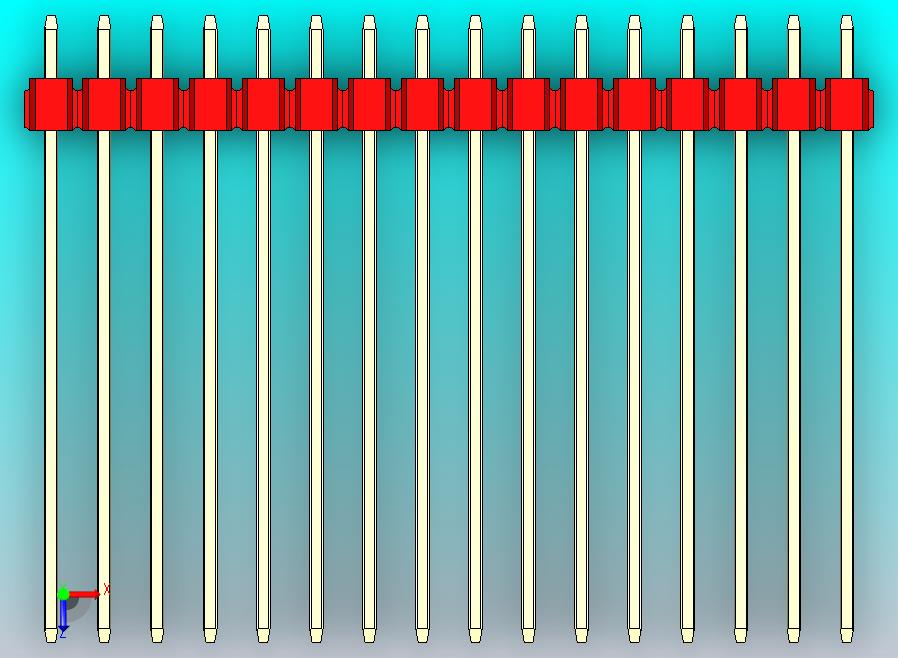 DS1021排针 红色 2x16引脚 100mil 类型43 版本1.0.zip