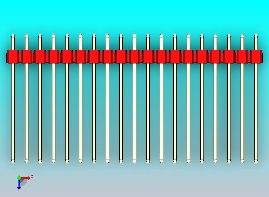 DS1021排针 红色 2x19p 100mil 类型19 版本1.0.zip