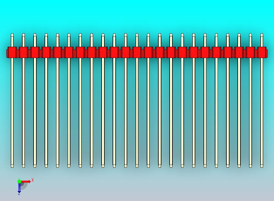 DS1021排针 红色 2x23p 100mil 类型43 版本1.0.zip