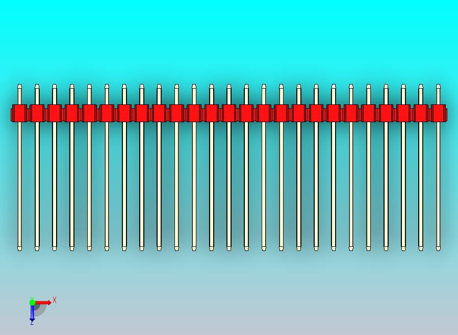 DS1021排针 红色 2x25p 100mil 类型19 版本1.0.zip