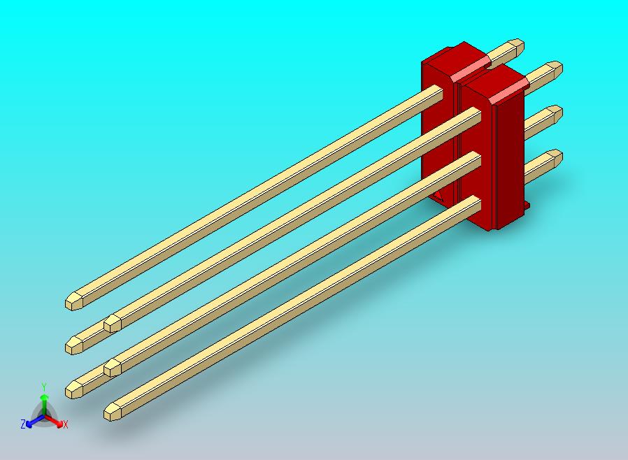 DS1021排针 红色 3x02p 100mil 类型43 版本1.0.zip