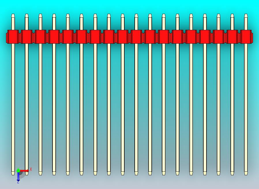 DS1021排针 红色 3x18p 100mil 类型43 版本1.0.zip