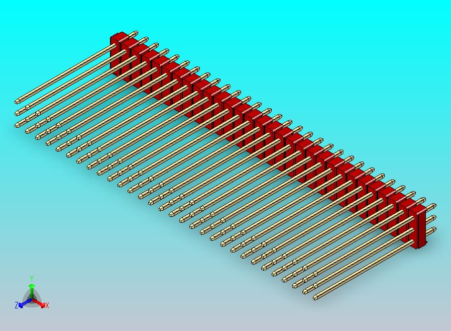 DS1021排针 红色 3x30mm 100密尔 Type43 版本1.0.zip