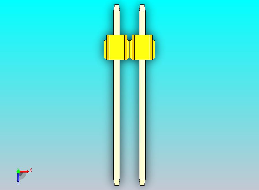 DS1021排针 黄色 1x02p 100mil 类型5 版本1.0.zip