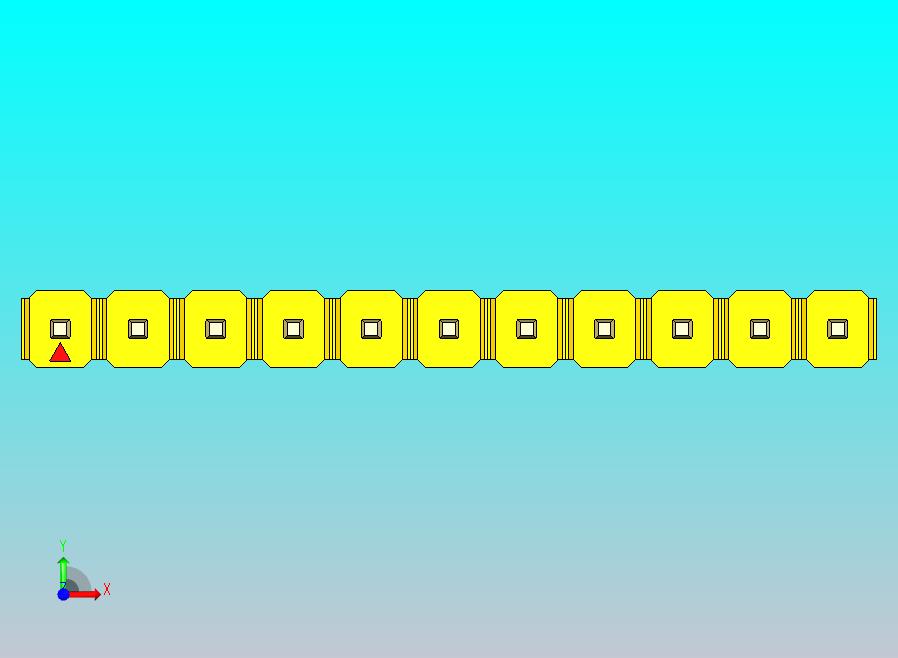 DS1021排针 黄色 1x11p 100mil 类型19 版本1.0.zip