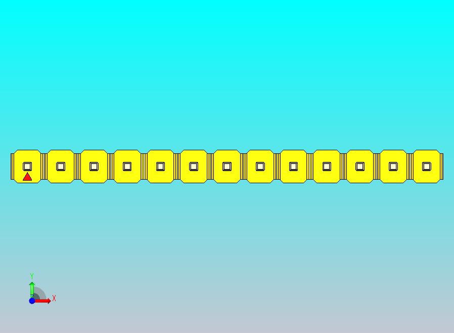 DS1021排针 黄色 1x13p 100mil 类型43 版本1.0.zip