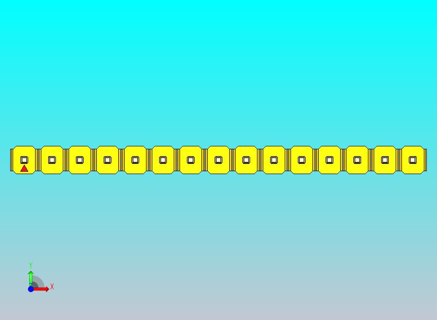 DS1021排针 黄色 1x15p 100mil 类型1 版本1.0.zip