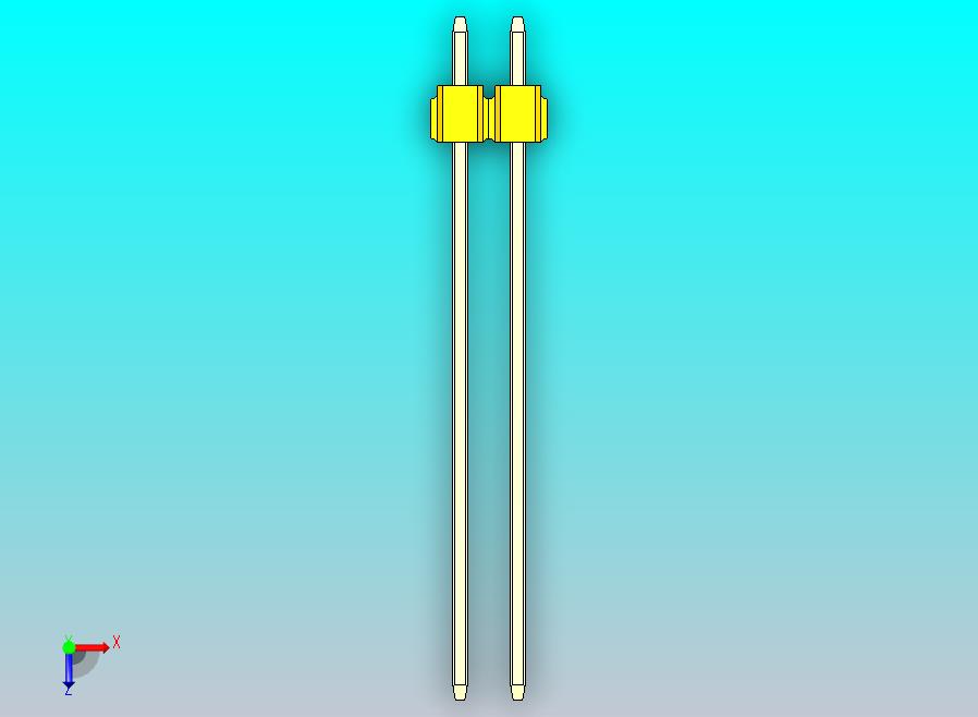 DS1021排针 黄色 2x02p 100mil 类型43 版本1.0.zip