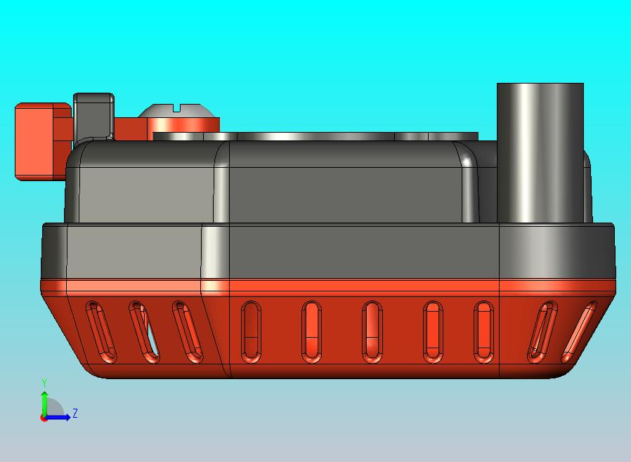 吹叶机空气滤清器外壳总成