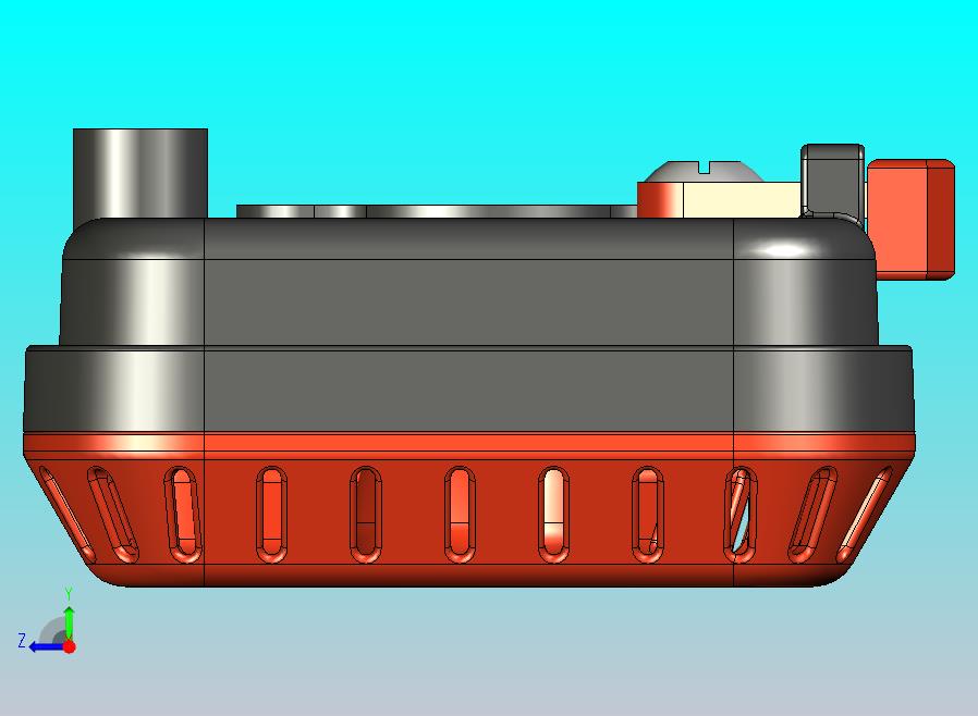 吹叶机空气滤清器外壳总成