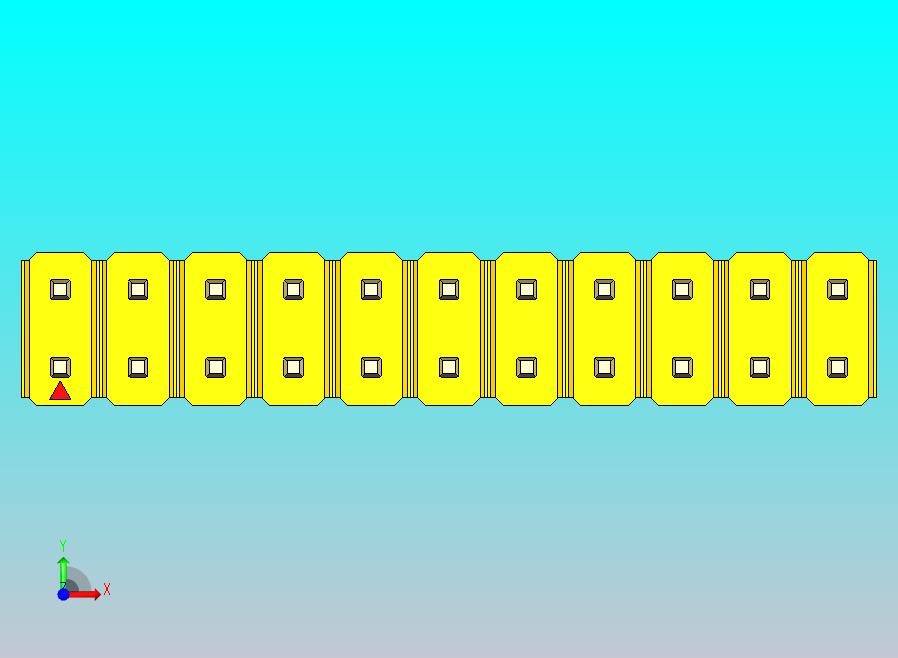 DS1021排针 黄色 2x11p 100mil 类型5 版本1.0.zip