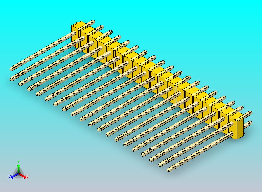 DS1021排针 黄色 2x19p 100密 19型 rev1.0.zip