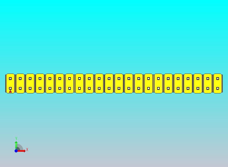 DS1021排针 黄色 2x22p 100mil 类型5 版本1.0.zip