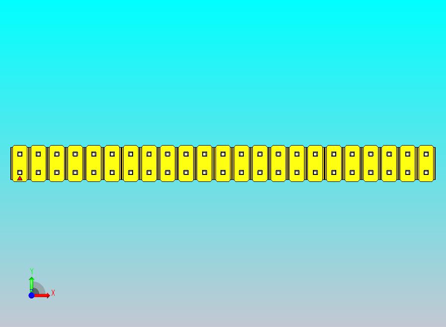 DS1021排针 黄色 2x23p 100mil 类型19 版本1.0.zip