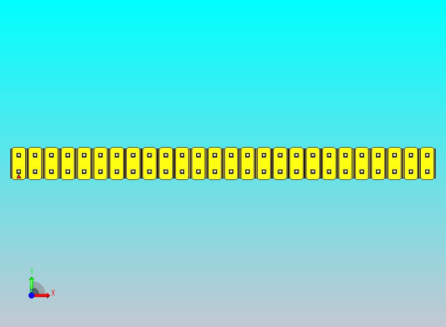 DS1021排针 黄色 2x26p 100mil 类型5 版本1.0.zip