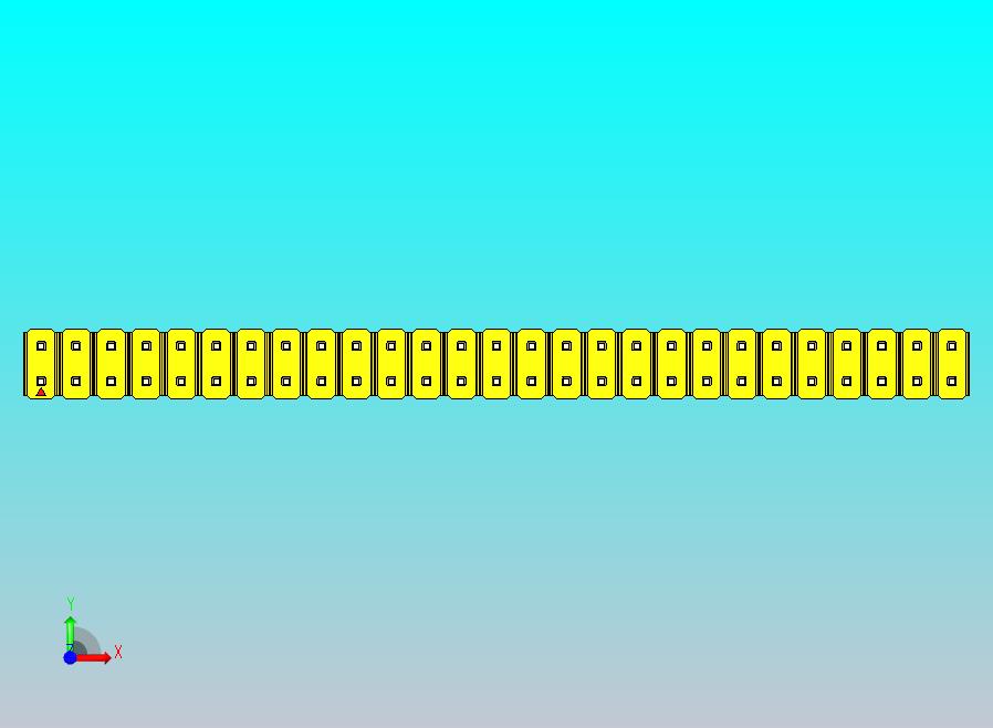 DS1021排针 黄色 2x27p 100mil 类型19 版本1.0.zip