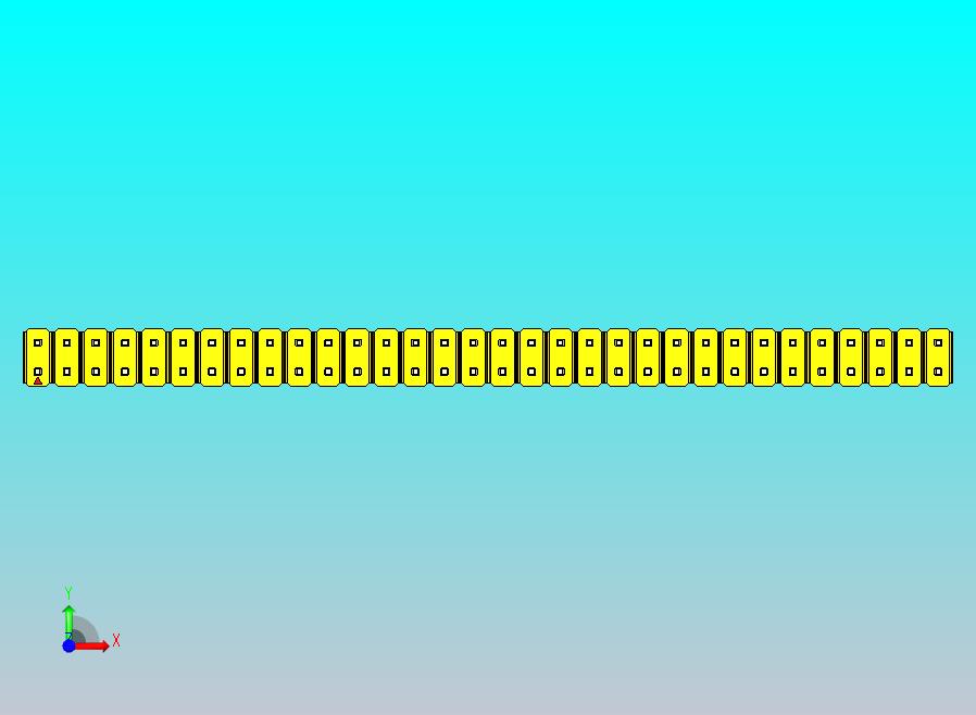 DS1021排针 黄色 2x32p 100mil 类型5 版本1.0.zip