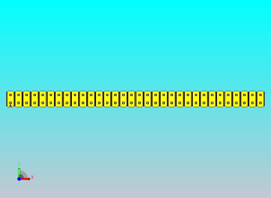 DS1021排针 黄色 2x32p 100mil 类型43 版本1.0.zip