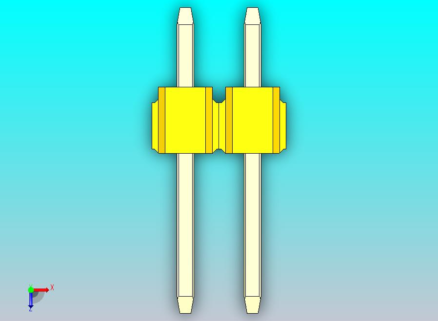 DS1021排针 黄色 3x02p 100mil 类型1 版本1.0.zip
