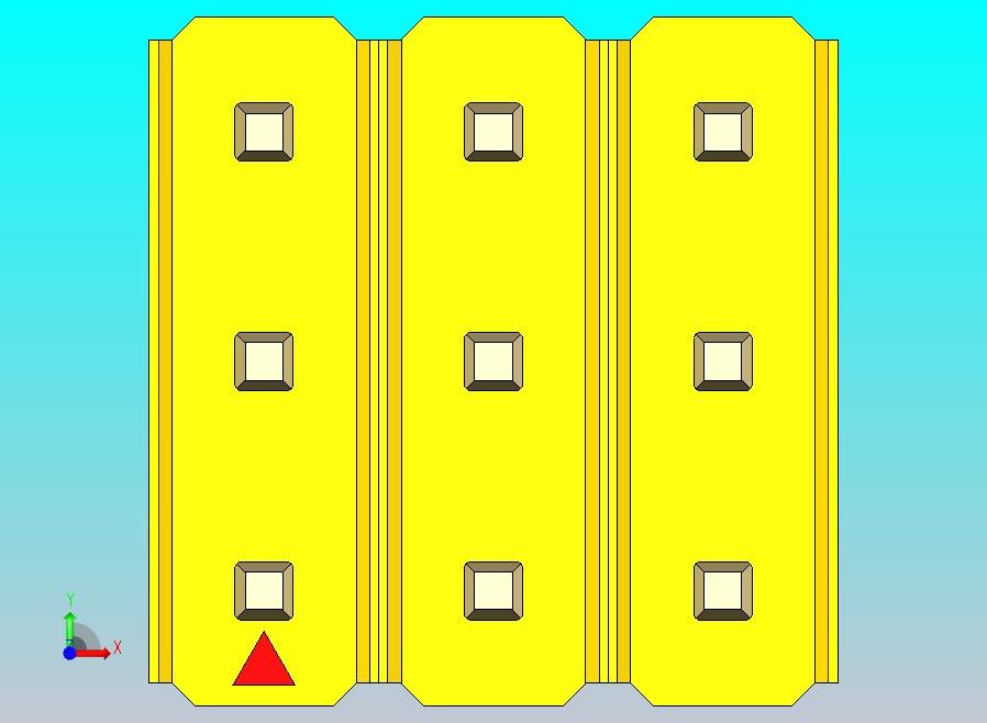 DS1021排针 黄色 3x03p 100mil 类型19 版本1.0.zip
