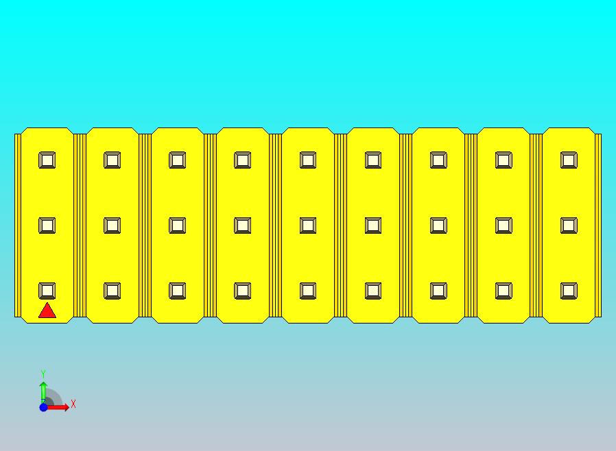 DS1021排针 黄色 3x09p 100mil 类型43 版本1.0.zip