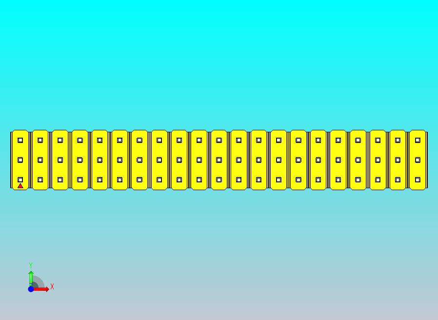 DS1021排针 黄色 3x21p 100mil 类型19 版本1.0.zip