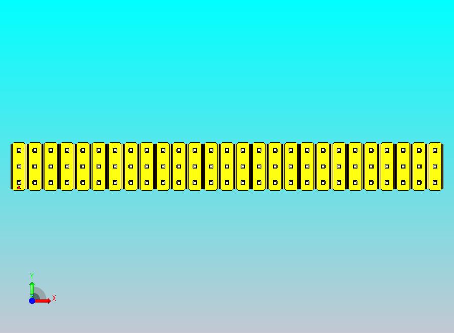DS1021排针 黄色 3x27p 100mil 类型5 版本1.0.zip