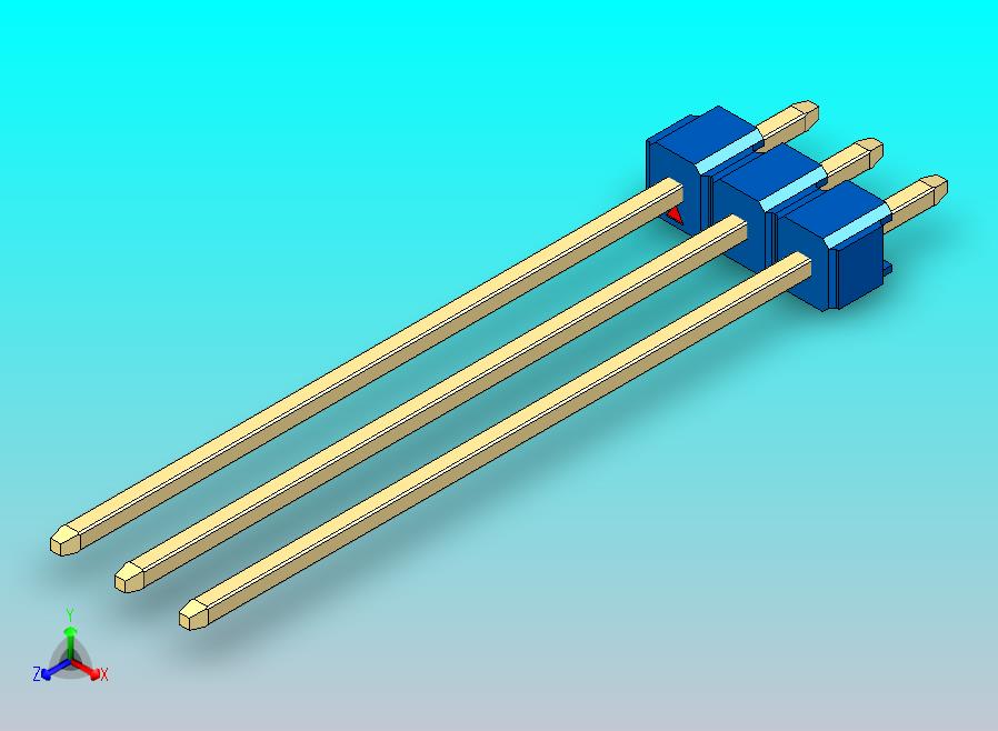 DS1021排针 蓝色 1x03p 100mil 类型43 版本1.0.zip