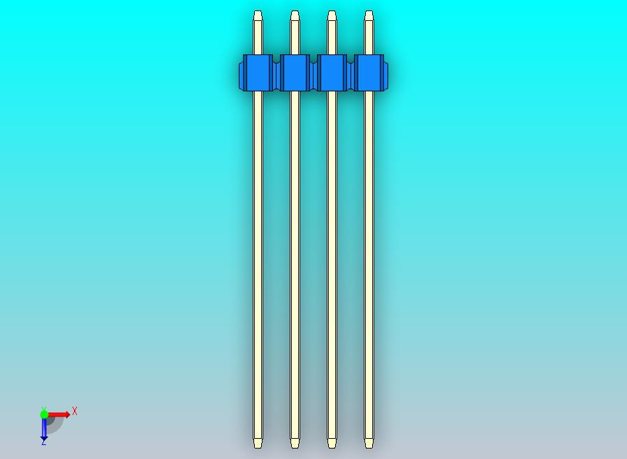 DS1021排针 蓝色 1x04p 100mil 类型43 版本1.0.zip