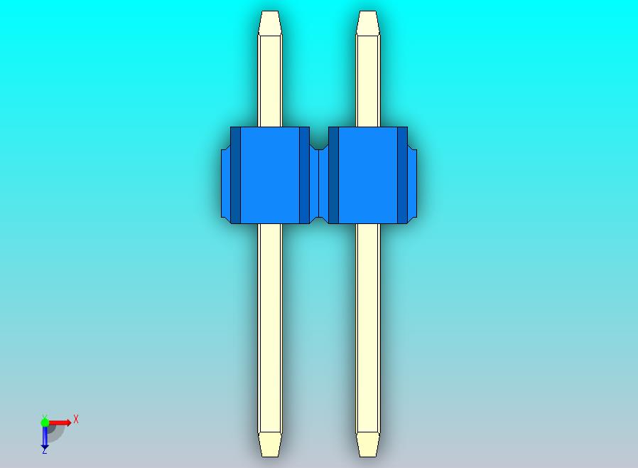 DS1021排针 蓝色 1x02p 100mil 类型1 版本1.0.zip