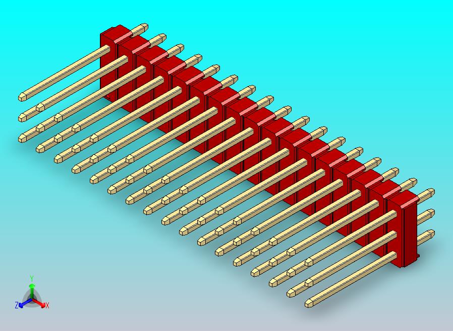 DS1021排针红色3x17p 100mil类型5版本1.0.zip