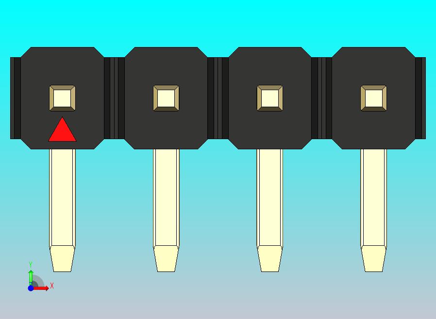 DS1022彩色排针 黑色 1x04p 100mil 类型D 版本1.0.zip