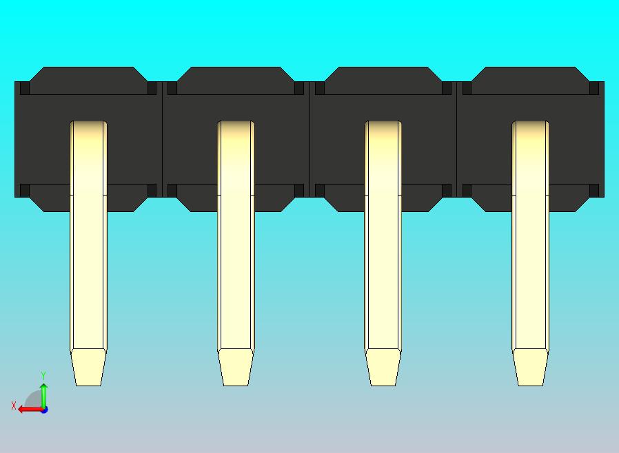 DS1022彩色排针 黑色 1x04p 100mil 类型D 版本1.0.zip
