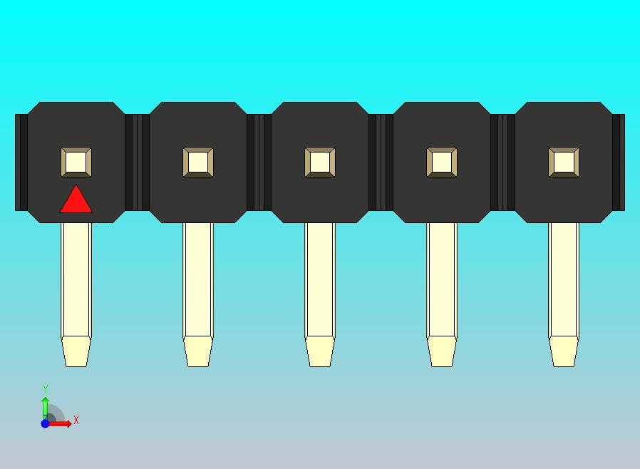 DS1022彩色排针 黑色 1x05p 100mil 类型D 版本1.0.zip