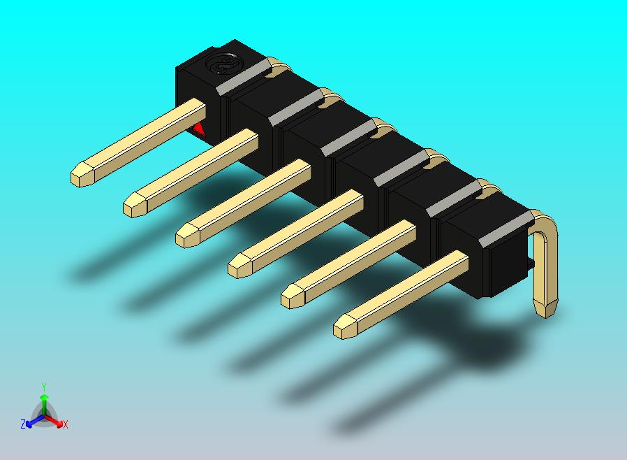 DS1022彩色排针 黑色 1x06p 100mil 类型D 版本1.0.zip