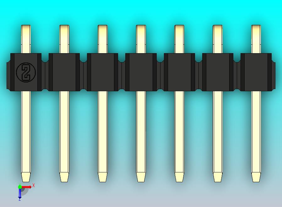 DS1022彩色排针 黑色 1x07p 100mil 类型D 版本1.0.zip