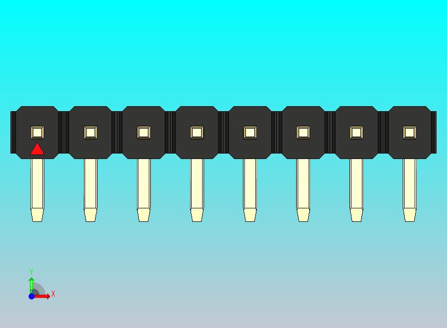 DS1022彩色排针 黑色 1x08p 100mil 类型D 版本1.0.zip