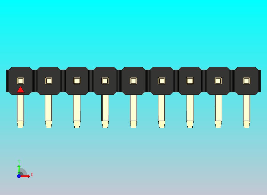 DS1022彩色排针 黑色 1x09p 100mil 类型D 版本1.0.zip