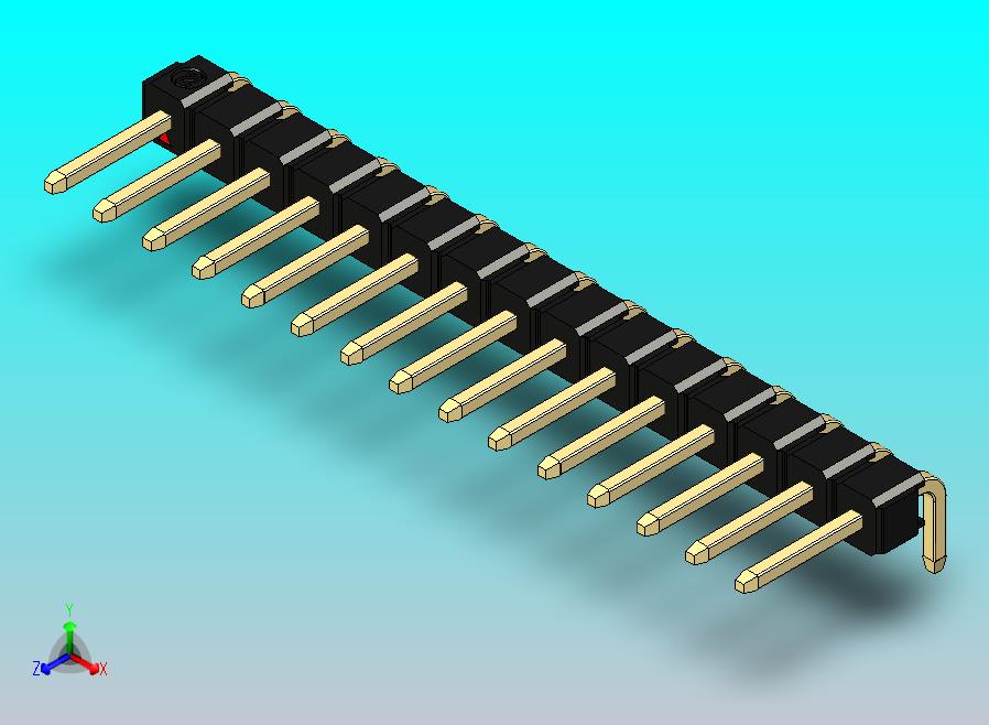 DS1022彩色排针 黑色 1x15p 100mil 类型D 版本1.0.zip