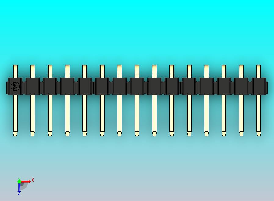 DS1022彩色排针 黑色 1x15p 100mil 类型D 版本1.0.zip