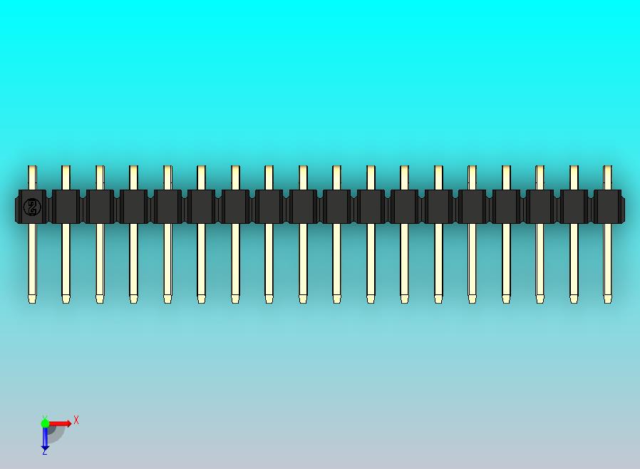 DS1022彩色排针 黑色 1x18P 100mil 类型D 版本1.0.zip