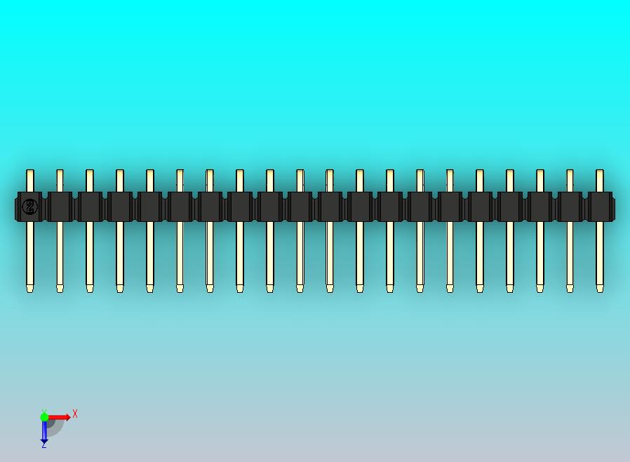DS1022彩色排针 黑色 1x20p 100mil 类型D 版本1.0.zip