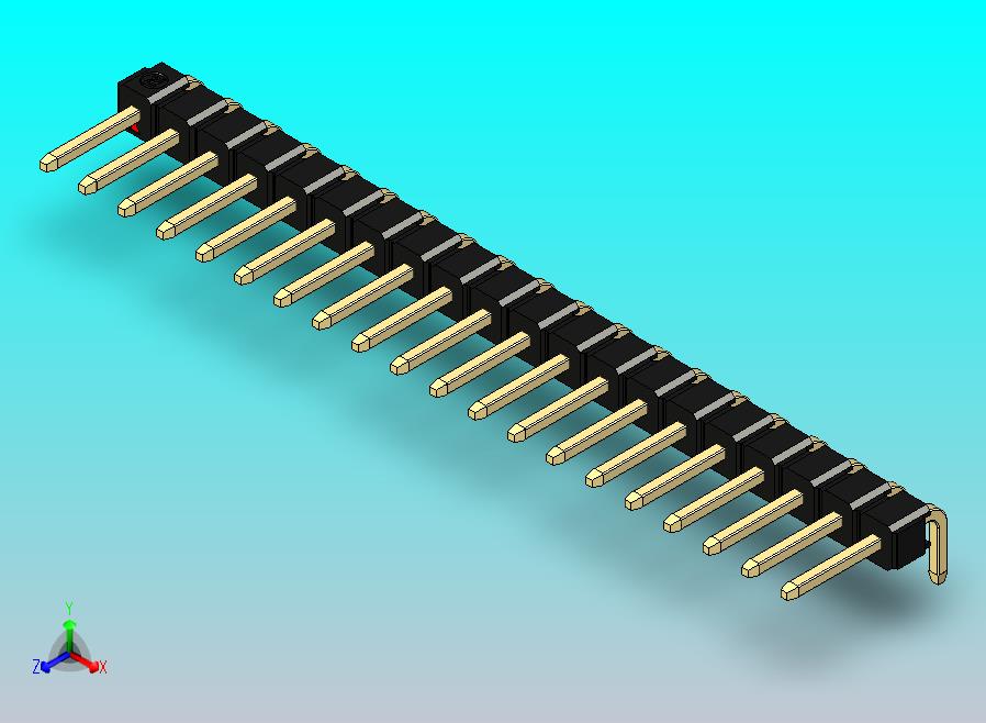 DS1022彩色排针 黑色 1x20p 100mil 类型D 版本1.0.zip