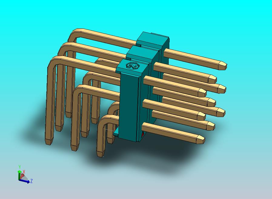 DS1022彩色排针 100mil(2.54mm) 类型D(6.0x3.0mm) 3Rx40pin 彩色 版本1.0