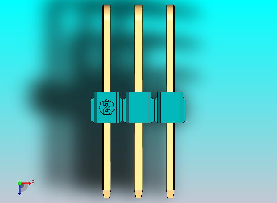 DS1022彩色排针 100mil(2.54mm) 类型D(6.0x3.0mm) 3Rx40pin 彩色 版本1.0