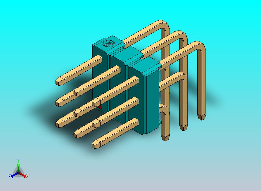 DS1022彩色排针 100mil(2.54mm) 类型D(6.0x3.0mm) 3Rx40pin 彩色 版本1.0