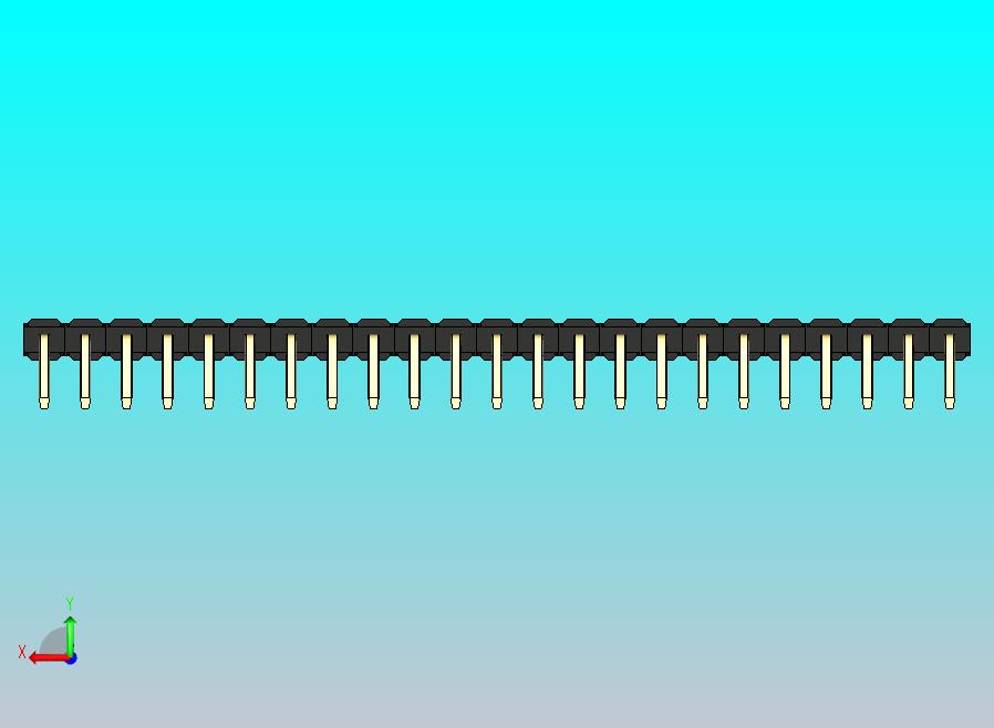 DS1022彩色排针 黑色 1x23页 100mil 类型D 版本1.0.zip
